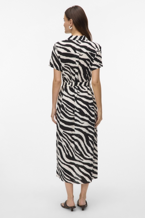 Vero Moda vmeasy joy s/s long shirt dress wvn